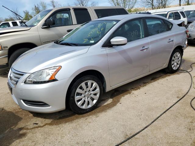 NISSAN SENTRA S 2014 with VIN 3N1AB7AP1EY207502 - Photo from auction