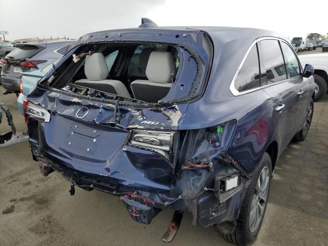 Photo 3 from auction – 2014 ACURA MDX TECHNO with VIN 5FRYD3H44EB016368