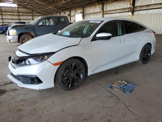 HONDA CIVIC LX 2021 with VIN 19XFC2F62ME201193 - Photo from auction