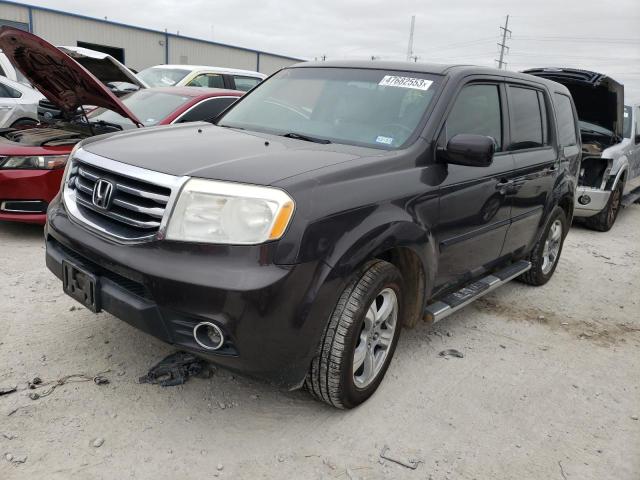 HONDA PILOT EXL 2012 with VIN 5FNYF3H5XCB021477 - Photo from auction