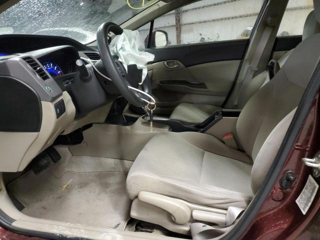 Photo 7 from auction – 2012 HONDA CIVIC LX with VIN 19XFB2F59CE080669
