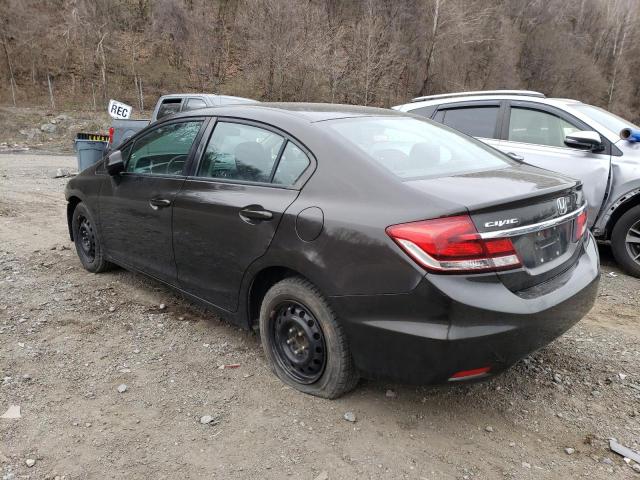Photo 2 from auction – 2013 HONDA CIVIC LX with VIN 19XFB2F57DE271704