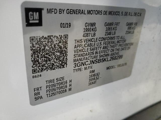 Photo 14 from auction – 2019 CHEVROLET TRAX LS with VIN 3GNCJNSB5KL268299
