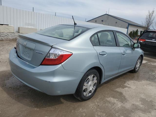 Photo 3 from auction – 2012 HONDA CIVIC HYBR with VIN JHMFB4F24CS005469