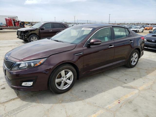 KIA OPTIMA LX 2015 with VIN 5XXGM4A77FG398949 - Photo from auction