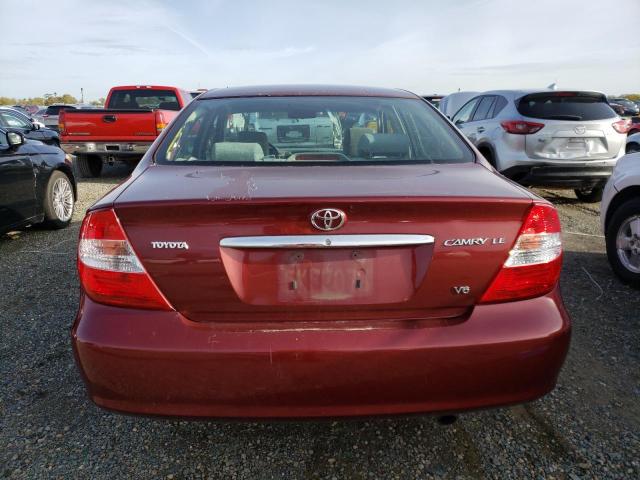 Photo 6 from auction – 2004 TOYOTA CAMRY LE with VIN 4T1BF30K44U078088