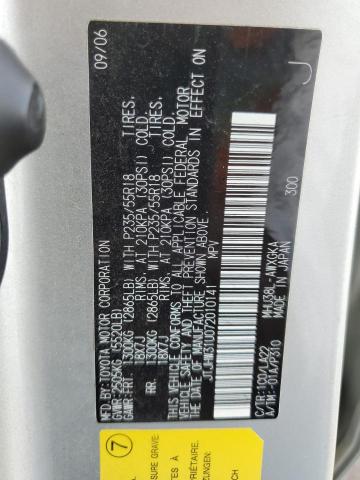 Photo 14 from auction – 2007 LEXUS RX 400H with VIN JTJHW31U072010141