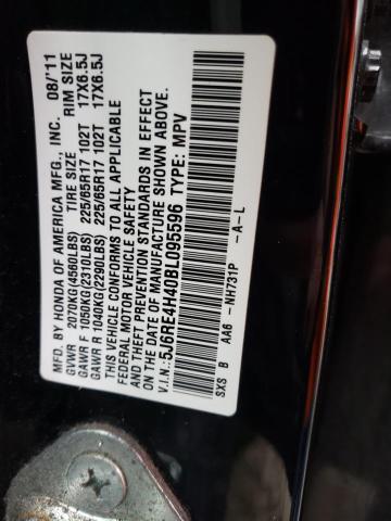Photo 14 from auction – 2011 HONDA CR-V SE with VIN 5J6RE4H40BL095596