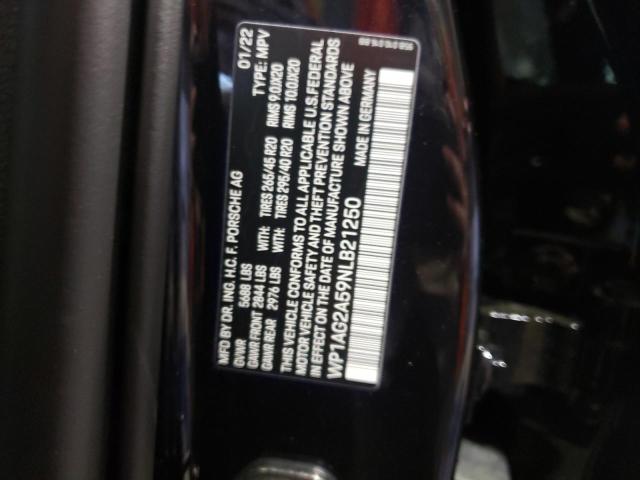 Photo 14 from auction – 2022 PORSCHE MACAN S with VIN WP1AG2A59NLB21250
