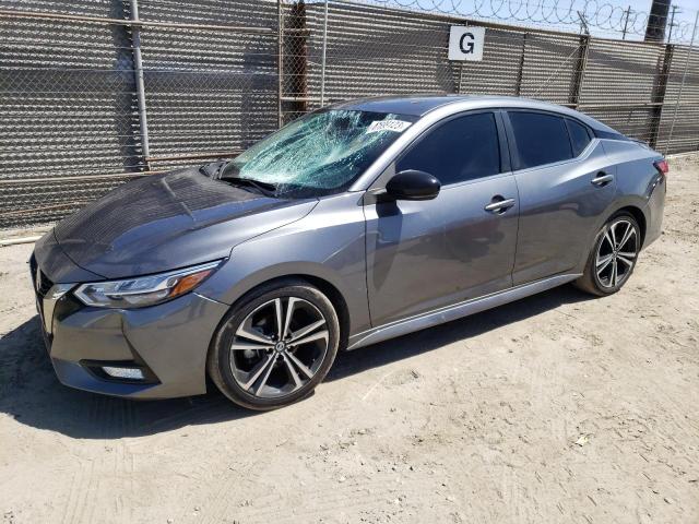 NISSAN SENTRA SR 2020 with VIN 3N1AB8DV5LY302741 - Photo from auction