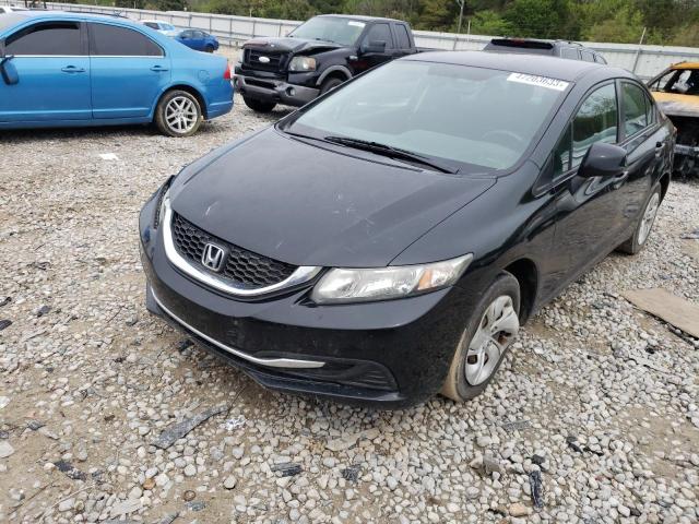 HONDA CIVIC LX 2013 with VIN 19XFB2F50DE088256 - Photo from auction
