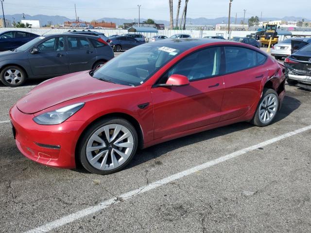 TESLA MODEL 3 2022 with VIN 5YJ3E1EB0NF187473 - Photo from auction