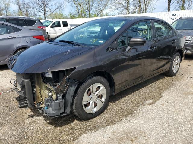 HONDA CIVIC LX 2014 with VIN 2HGFB2F50EH523915 - Photo from auction