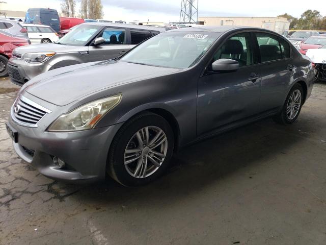 INFINITI G37 BASE 2012 with VIN JN1CV6AP5CM624227 - Photo from auction