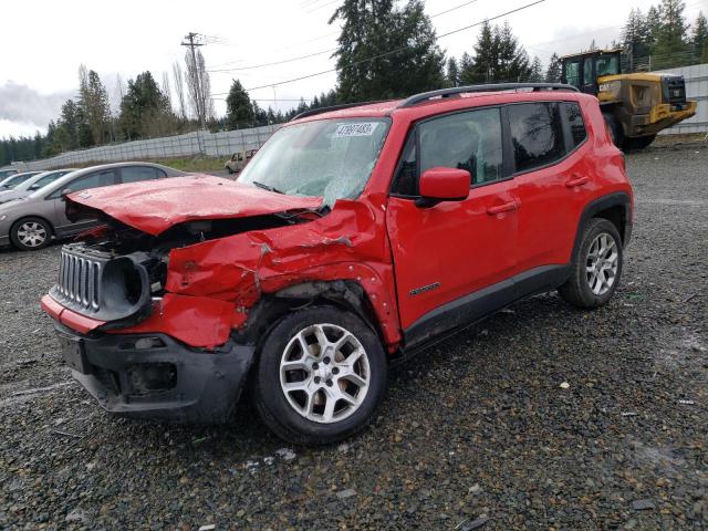 JEEP RENEGADE L 2015 with VIN ZACCJBBT8FPB22590 - Photo from auction