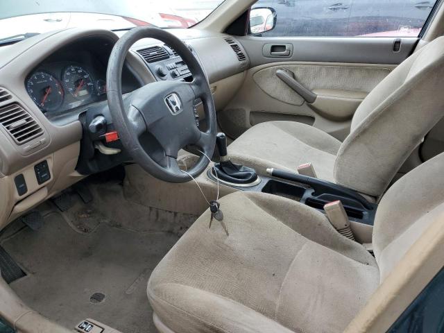 Photo 7 from auction – 2001 HONDA CIVIC LX with VIN 2HGES15561H557486