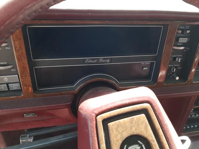 Photo 9 from auction – 1989 CADILLAC ELDORADO with VIN 1G6EL1154KU613931