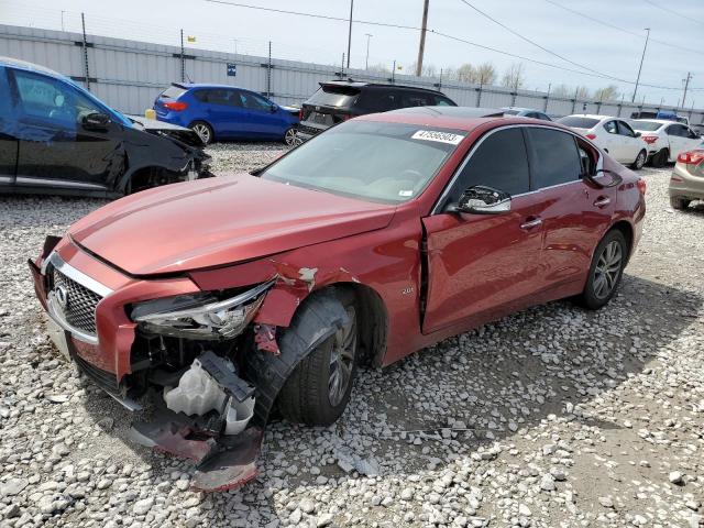 INFINITI Q50 BASE 2016 with VIN JN1CV7AR8GM252735 - Photo from auction