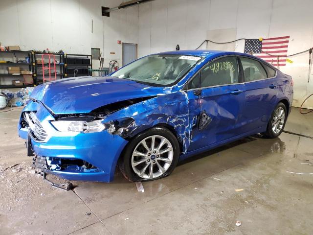 FORD FUSION SE 2017 with VIN 3FA6P0H76HR376338 - Photo from auction