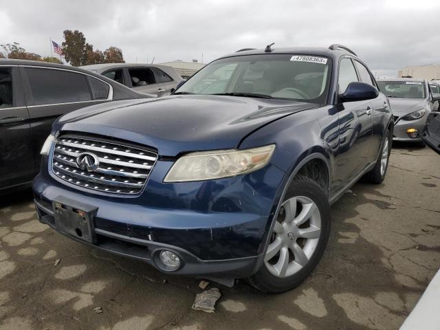 INFINITI FX35 2005 with VIN JNRAS08U05X107375 - Photo from auction