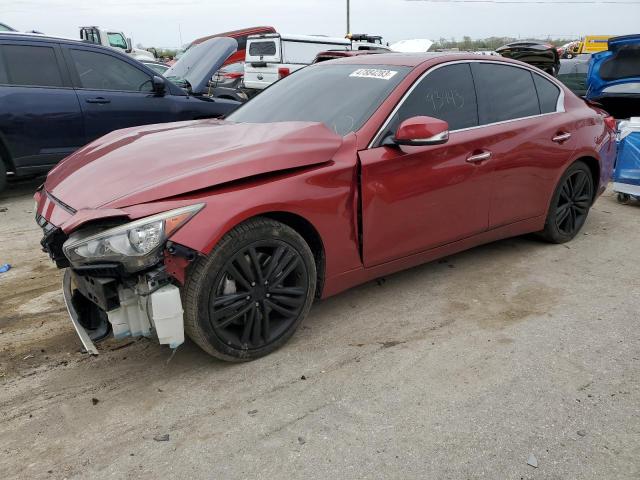 INFINITI Q50 BASE 2015 with VIN JN1BV7AP3FM349950 - Photo from auction