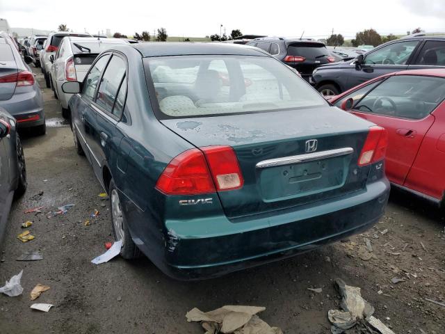 Photo 2 from auction – 2001 HONDA CIVIC LX with VIN 2HGES15561H557486
