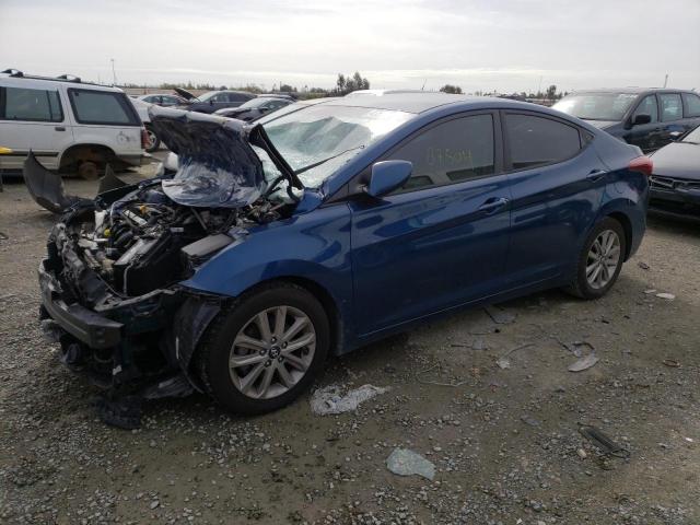 HYUNDAI ELANTRA SE 2016 with VIN KMHDH4AE2GU490189 - Photo from auction