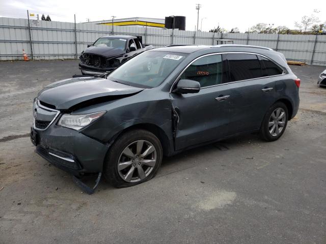 ACURA MDX ADVANC 2015 with VIN 5FRYD3H86FB001861 - Photo from auction