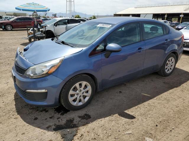 KIA RIO LX 2016 with VIN KNADM4A38G6604258 - Photo from auction
