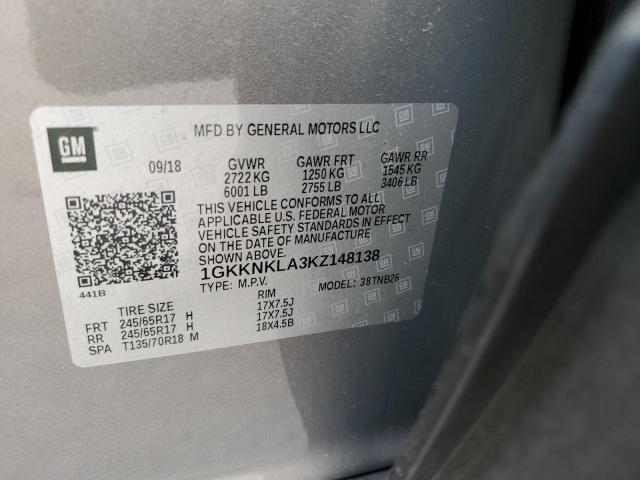 Photo 14 from auction – 2019 GMC ACADIA SLE with VIN 1GKKNKLA3KZ148138
