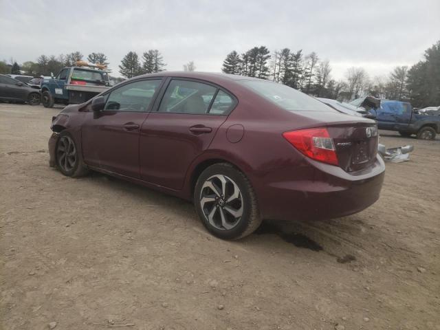 Photo 2 from auction – 2012 HONDA CIVIC LX with VIN 19XFB2F54CE320999