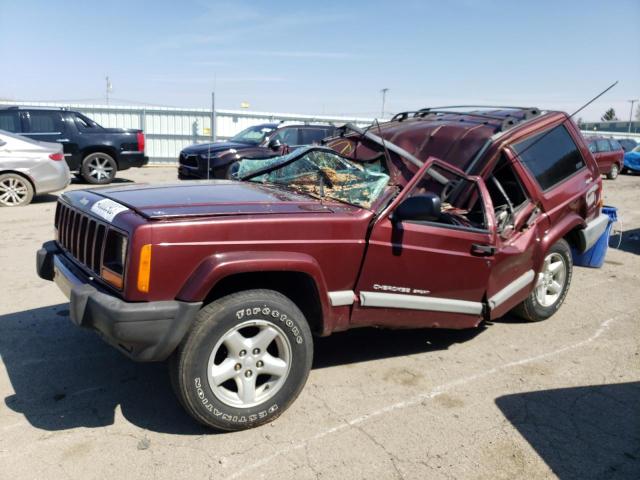 JEEP CHEROKEE S 2000 with VIN 1J4FF48S0YL130242 - Photo from auction