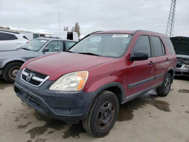 HONDA CR-V LX 2004 with VIN JHLRD68414C021162 - Photo from auction