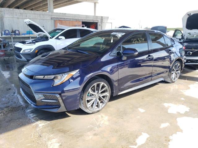 Photo 1 from auction – 2021 TOYOTA COROLLA SE with VIN JTDS4MCE3MJ076534