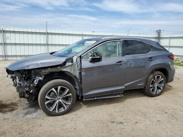 LEXUS RX 450H 2022 with VIN 2T2HGMDA5NC088741 - Photo from auction