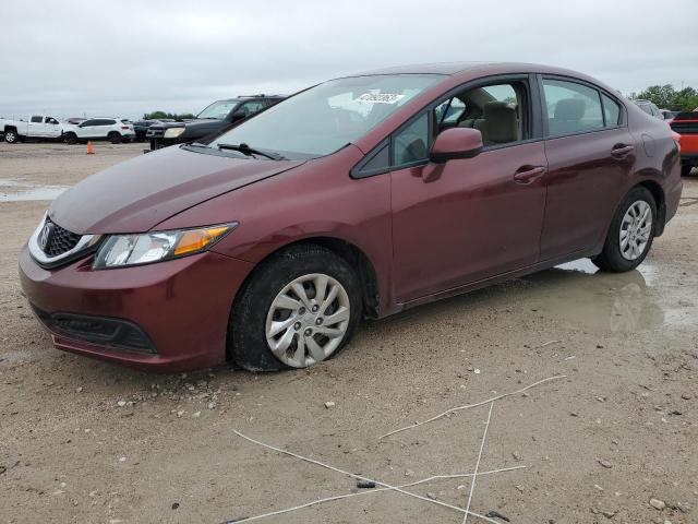 Photo 1 from auction – 2014 HONDA CIVIC LX with VIN 19XFB2F51EE057972