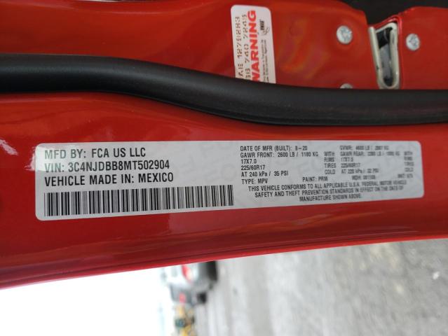 Photo 14 from auction – 2021 JEEP COMPASS LA with VIN 3C4NJDBB8MT502904