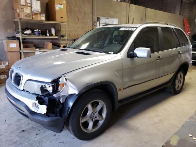 BMW X5 3.0I 2001 with VIN WBAFA53531LM74498 - Photo from auction