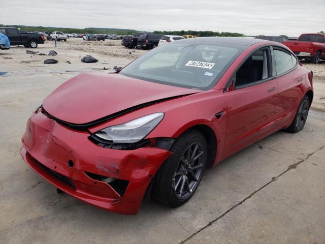 TESLA MODEL 3 2022 with VIN 5YJ3E1EB7NF289269 - Photo from auction