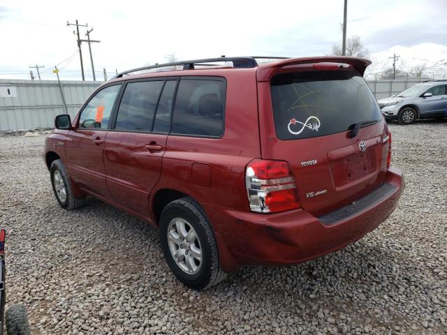Photo 2 from auction – 2002 TOYOTA HIGHLANDER with VIN JTEHF21A620080486