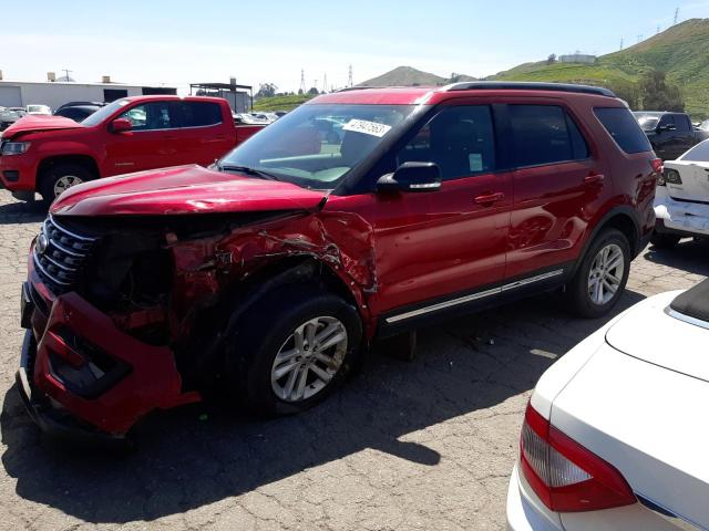 FORD EXPLORER X 2017 with VIN 1FM5K7D80HGD90458 - Photo from auction