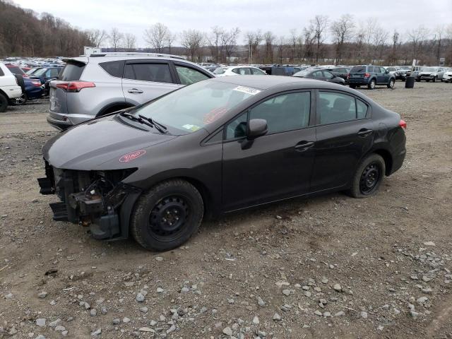 HONDA CIVIC LX 2013 with VIN 19XFB2F57DE271704 - Photo from auction