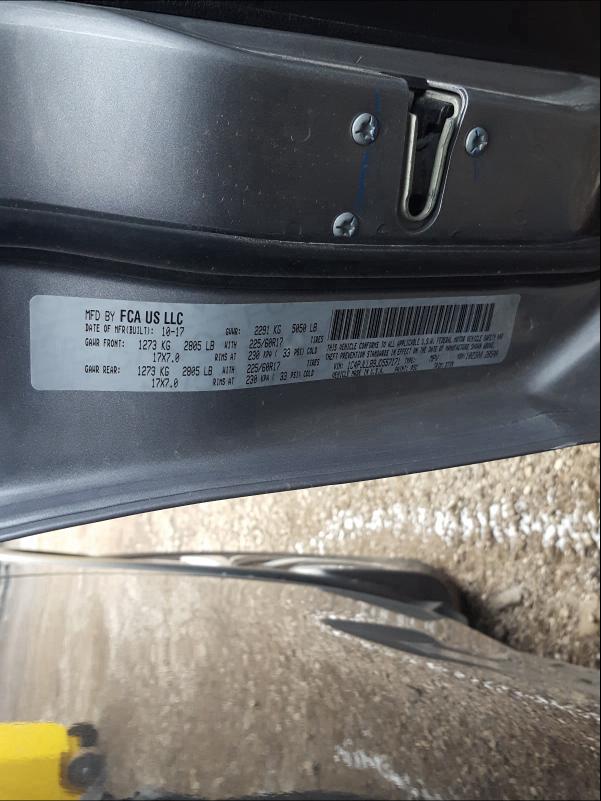 Photo 10 from auction – 2018 JEEP CHEROKEE L with VIN 1C4PJLLB9JD557171