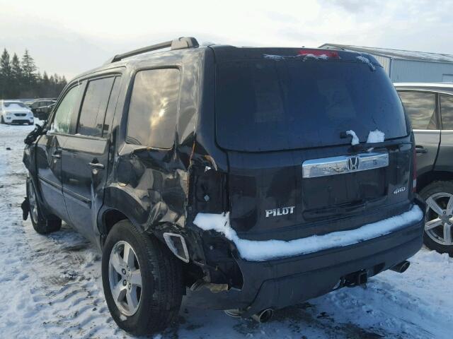 Photo 3 from auction – 2009 HONDA PILOT EXL with VIN 5FNYF48539B504971