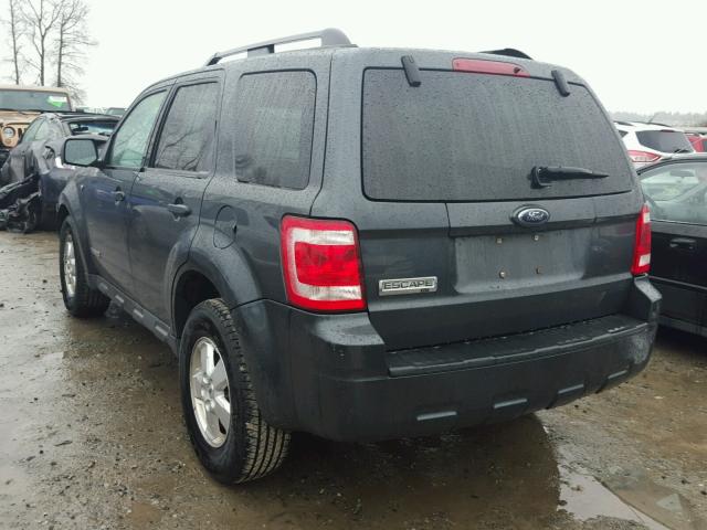 Photo 3 from auction – 2008 FORD ESCAPE XLT with VIN 1FMCU03118KC05750