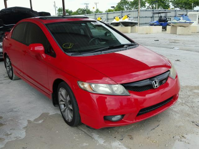 HONDA CIVIC SI 2009 with VIN 2HGFA55589H702182 - Photo from auction