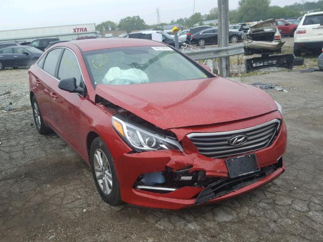 HYUNDAI SONATA SE 2017 with VIN 5NPE24AF4HH532179 - Photo from auction