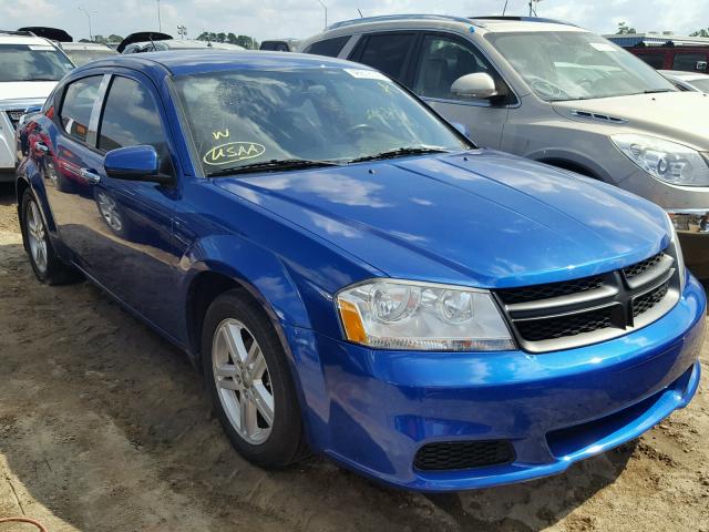 DODGE AVENGER SX 2012 with VIN 1C3CDZCBXCN227954 - Photo from auction