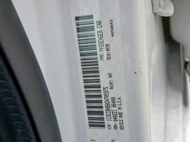 Photo 10 from auction – 2013 CHRYSLER 200 LX with VIN 1C3CCBAB0DN705975