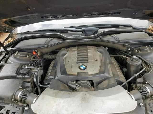 Photo 7 from auction – 2007 BMW 750I with VIN WBAHL83507DT09953